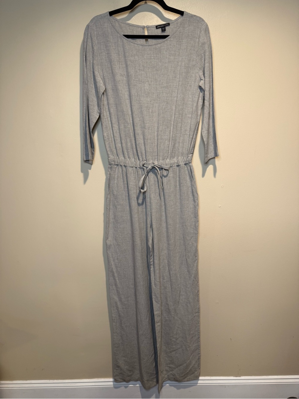 James Perse linen blend keyhole jumpsuit size 1 or size small